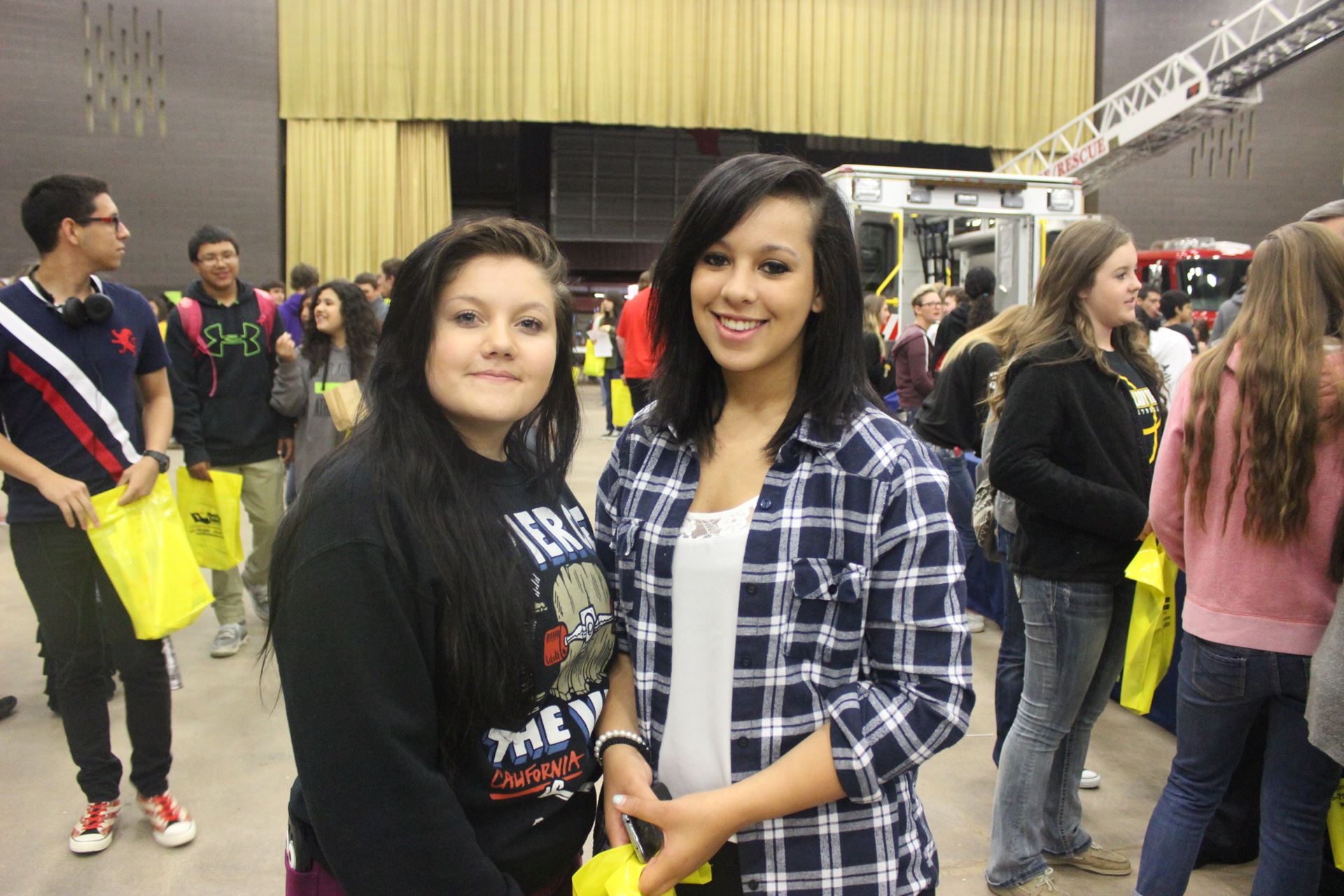 Students pose for picture.